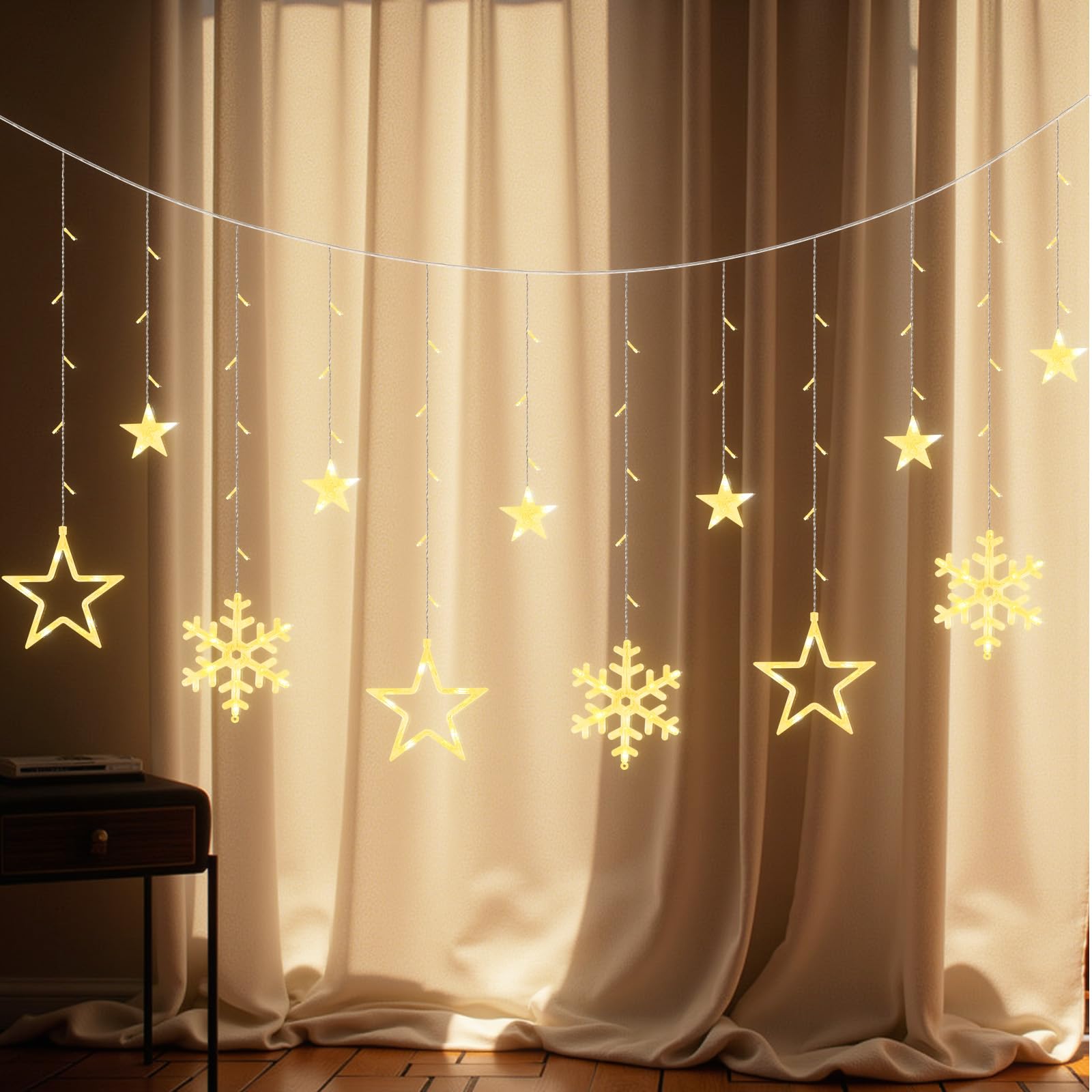 Star curtain light product image