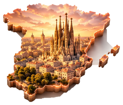 Spain market map